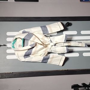 Chicos plush trench new with tags